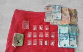 Polsek Asakota Amankan Pria dengan 13 Poket Sabu Siap Edar di Lingkungan Pali