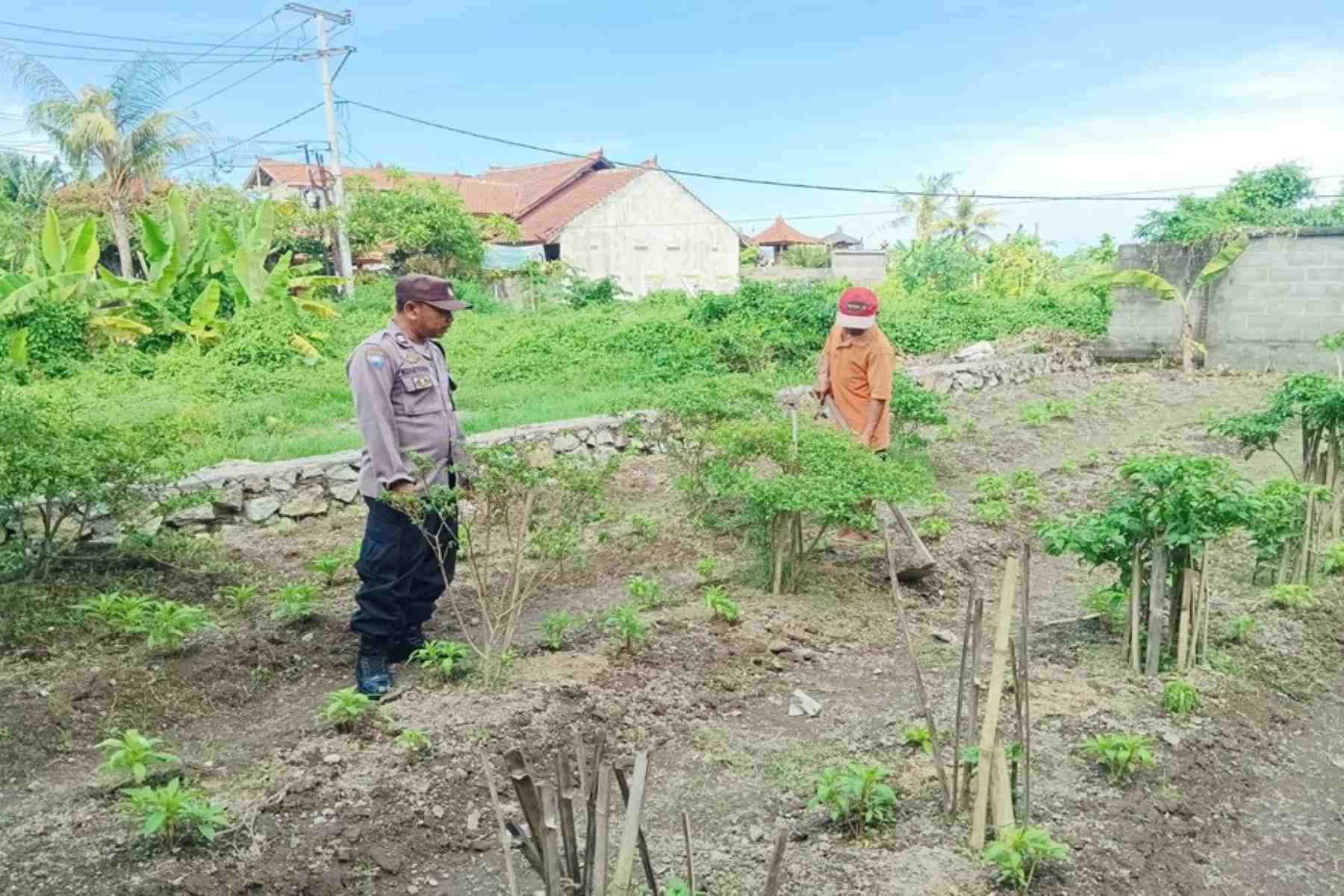 Aksi Nyata Polres Lombok Barat Sukseskan Program Ketahanan Pangan