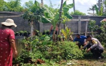 Bhabinkamtibmas Giri Tembesi Perkuat Ketahanan Pangan