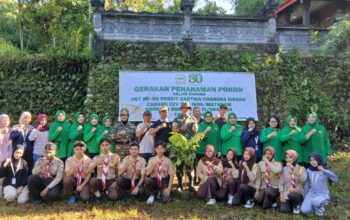 Semangat HUT Ke-80 Persit Warnai Aksi Penanaman Pohon