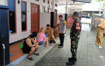 Babinsa Cilinaya Dampingi Mobile Tes HIV Demi Warga Sehat