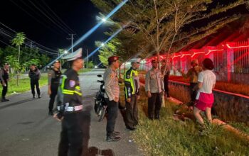 Antisipasi Balapan Liar dan Kejahatan Jalanan Satlantas Polres Bima Kabupaten Tingkatkan Patroli Malam Hari