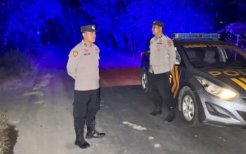 Patroli Blue Light Polsek Kediri Sasar Perbatasan Dini Hari