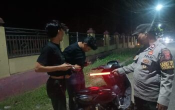 Menangkal Berbagai Pemicu Aksi Kriminalitas di Wilayah Hukumnya Polsek Woha Gencarkan Razia dan Sweeping