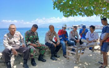 Sat Binmas Polres Bima Kota Laksanakan Cooling System dan Himbauan Kamtibmas di PT Pertamina