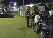 Persempit Ruang Gerak Kriminal, Sat Samapta Polres Lombok Barat Sisir Jalur Rawan Malam Hari