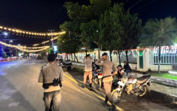 Sat Samapta Polres Bima Kota Bubarkan Balap Liar dan Berikan Himbauan kepada Club Motor