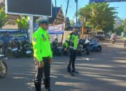 Pengamanan CFD Dompu Berjalan Lancar, Satlantas Hadir Berikan Pelayanan