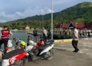 Polsek Sekotong Jaga Kamtibmas di Dermaga Tawun