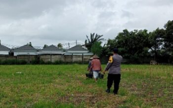 Langkah Cerdas Bhabinkamtibmas Karang Bongkot Sulap Pekarangan Rumah Jadi Sumber Ketahanan Pangan Warga