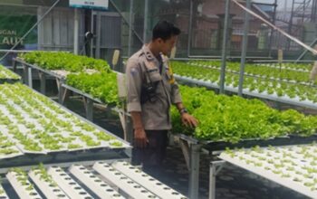 Polri Apresiasi Kemandirian Pangan Warga Desa Bengkel Lombok Barat