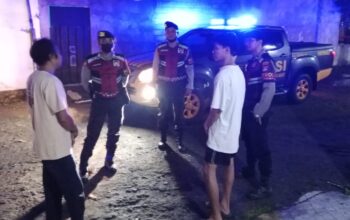 Cegah Kriminalitas, Sat Samapta Polres Lobar Sisir Labuapi