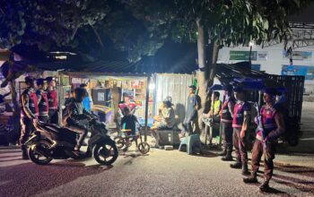 Patroli Malam Sat Samapta Polres Bima Kota, Antisipasi 3C dan Gangguan Kamtibmas