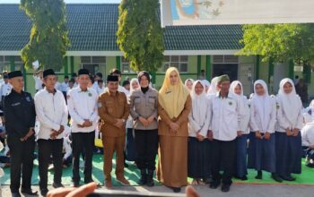 POLRES DOMPU GELAR SOSIALISASI P4GN DI MTsN 1 DOMPU, TANAMKAN KESADARAN BAHAYA NARKOBA SEJAK DINI