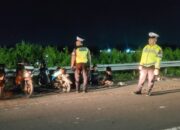 Antisipasi Kriminalitas 3C, Satlantas Polres Lobar Patroli Jalur Rawan