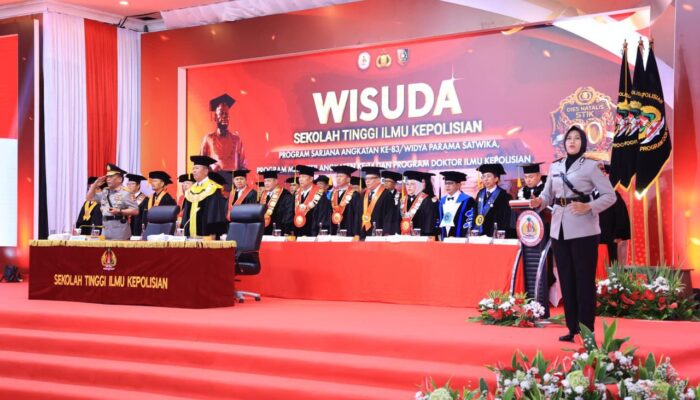 Lahirkan Pemimpin Polri Masa Depan, STIK Wisuda 289 Lulusan S1, S2, dan Doktor Ilmu Kepolisian