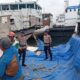 Sat Polairud Polres Bima Kota Laksanakan Pengawasan Bongkar Muat di Pelabuhan Bima