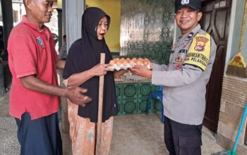 Lewat Program Nutrisi Mantap, Polsek Sekotong Intervensi Gizi Lansia Desa Pelangan