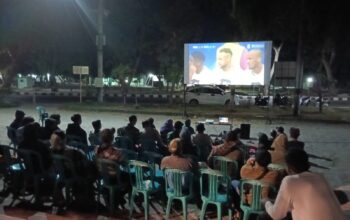 Sinergi TNI-Polri dan Warga, Nobar Piala Dunia 2026 di Taman Bugis Berlangsung Aman dan Kondusif