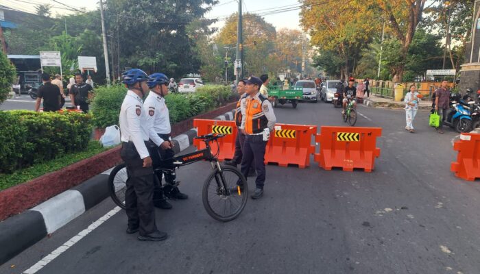 Ditpamobvit Polda NTB Intensifkan Patroli Keamanan Saat CFD Udayana