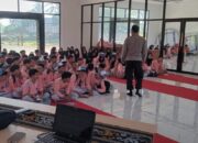 Masa Orientasi, Polres Lombok Barat Edukasi Siswa SMKN 2 Lembar Bahaya Perundungan dan Narkoba